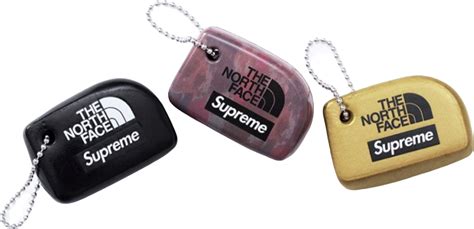 supreme lv keyring|supreme north face keychains.